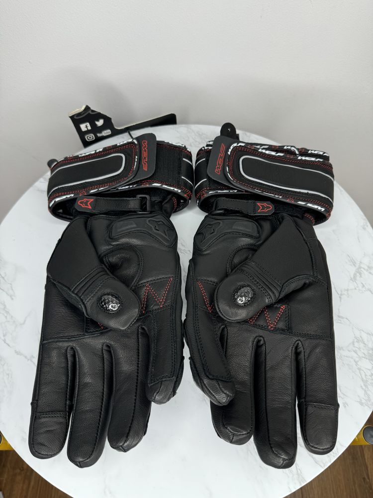 Nowe Rękawice Motocyklowe Wolf L Titanium Wodoodpone Dainese Shima Rst