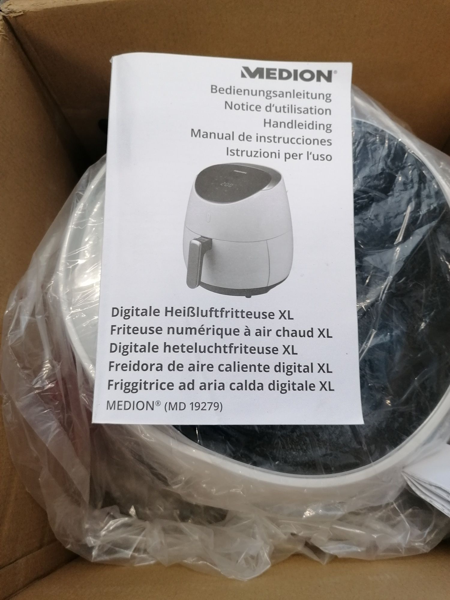 Frytownica beztluszczowa na gorące powietrze duża 5L