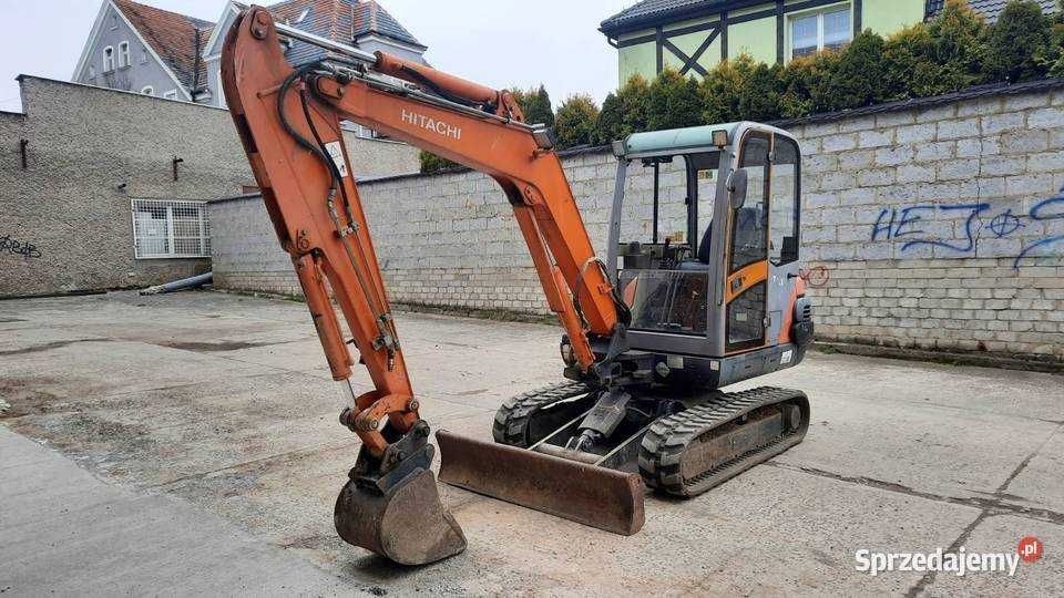 minikoparka gąsienicowa HITACHI model ZX35