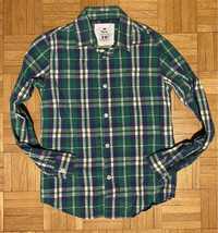 TEX zielona koszula w kratkę 9-10 lat