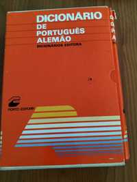 Dicionário de português Alemão porto editora