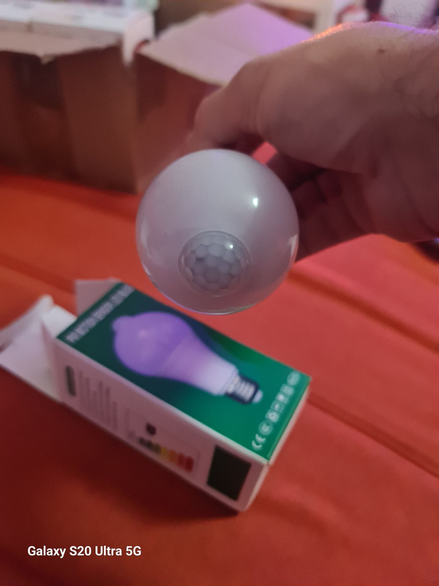 LUZ com Sensor de movimento, Branca