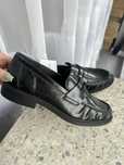 Stradivarius czarne nowe damskie mokasyny 37