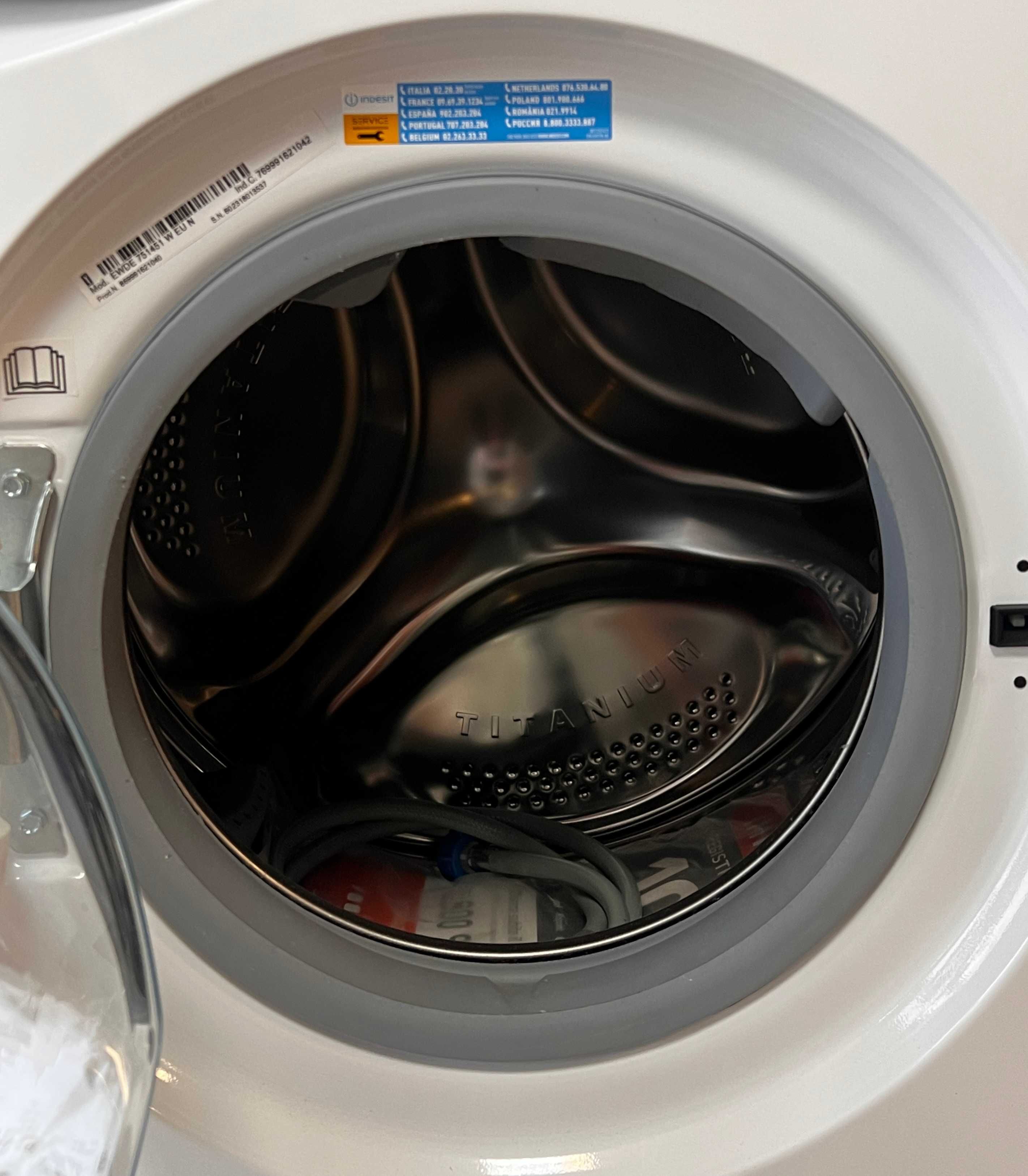 Outlet Agd: Pralko-suszarka Indesit EWDE751451W/EU Warszawa