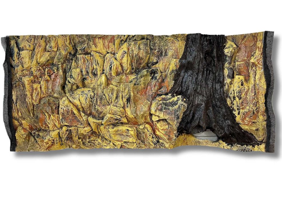 Tło Strukturalne wewnętrzne do akwarium STANDARD 100x50 cm.