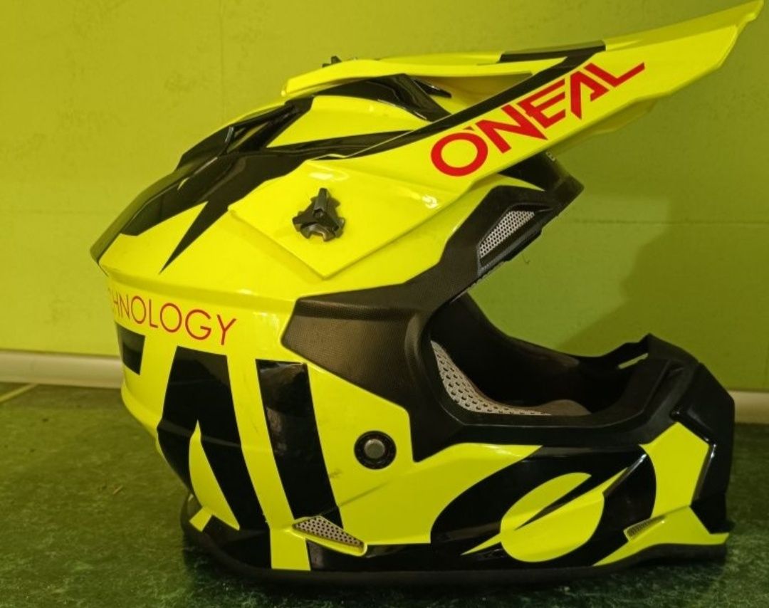 Kask oneal O'neal Seria 2 Yelow Fluo enduro Cross Quad Kross