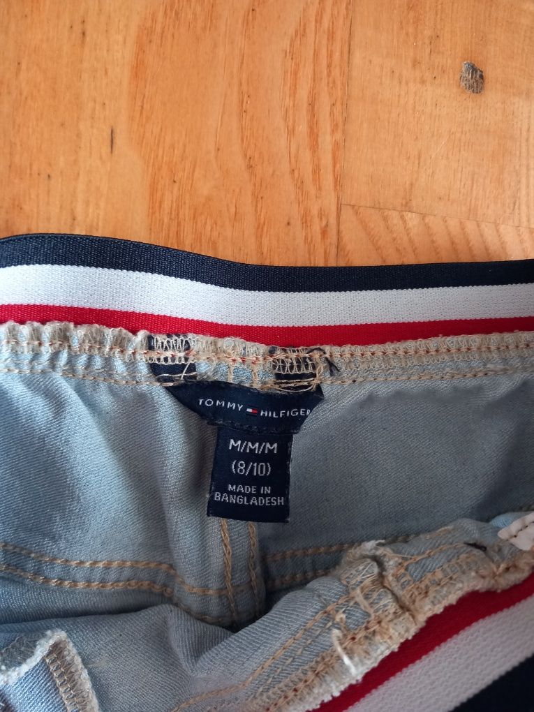 Jegginsy Tommy hilfiger 8- 10 lat 140 cm legginsy jeansy jak nowe