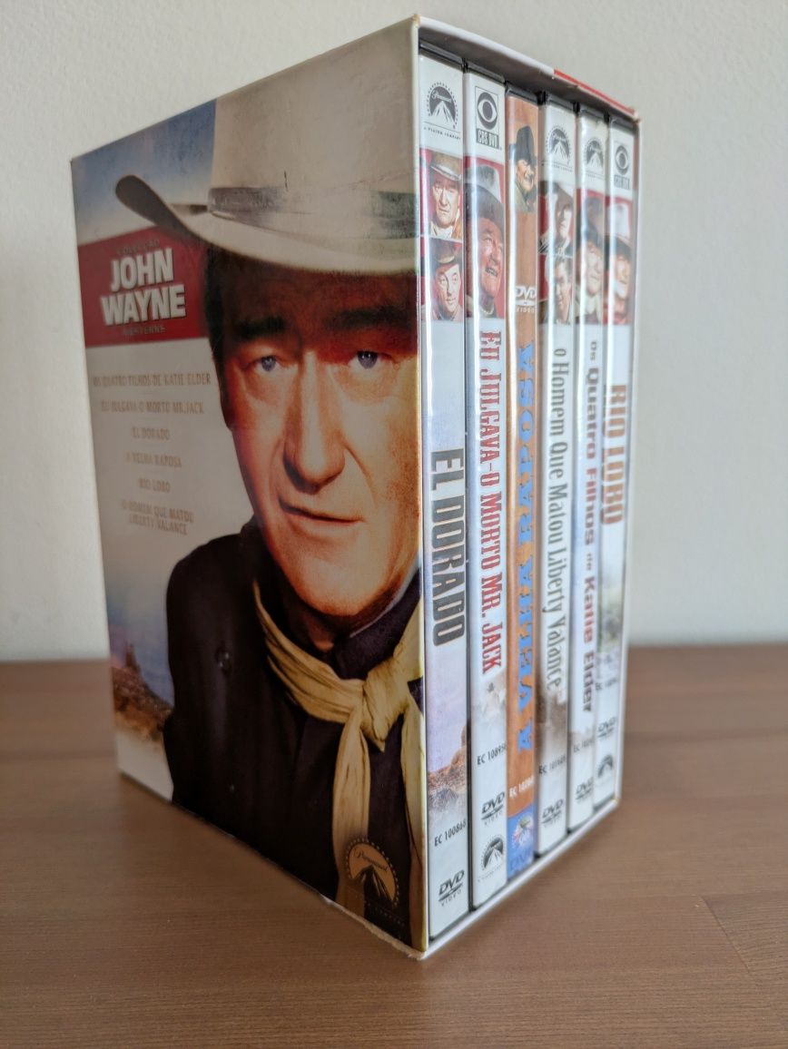 DVD PACK (6) John Wayne (COMO NOVO)