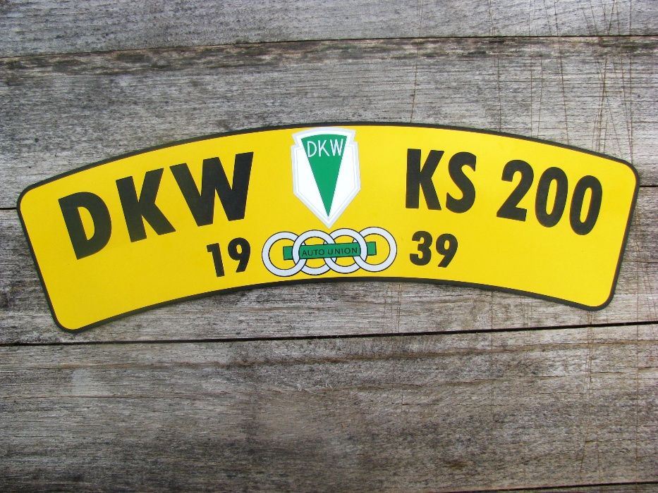 TABLICA rejestracyjna grawerowana JUNAK WSK WFM SHL SHL DKW IŻ NSU