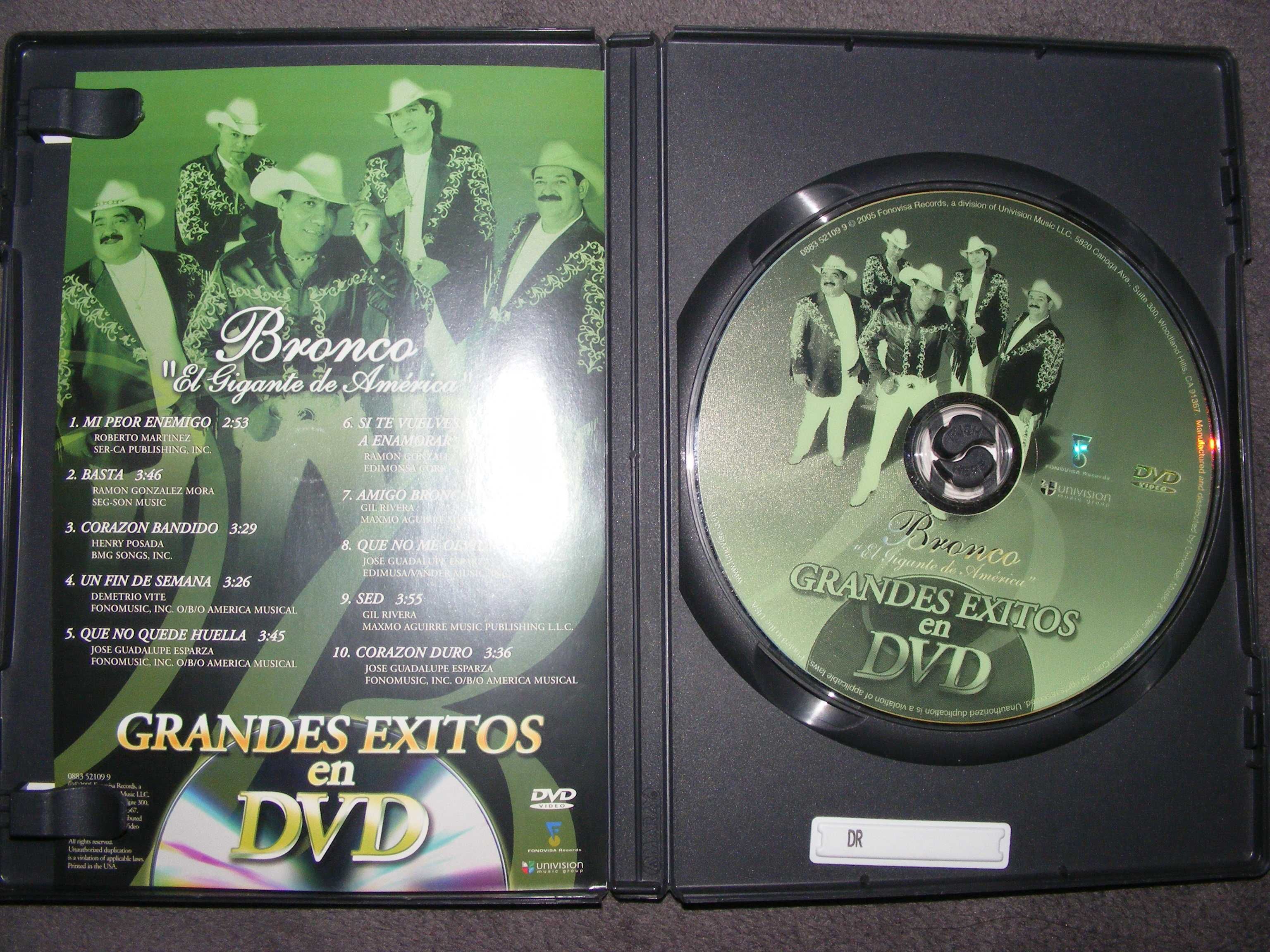 DVD video диск Grupo Bronco