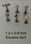 Piercing encaixe facil