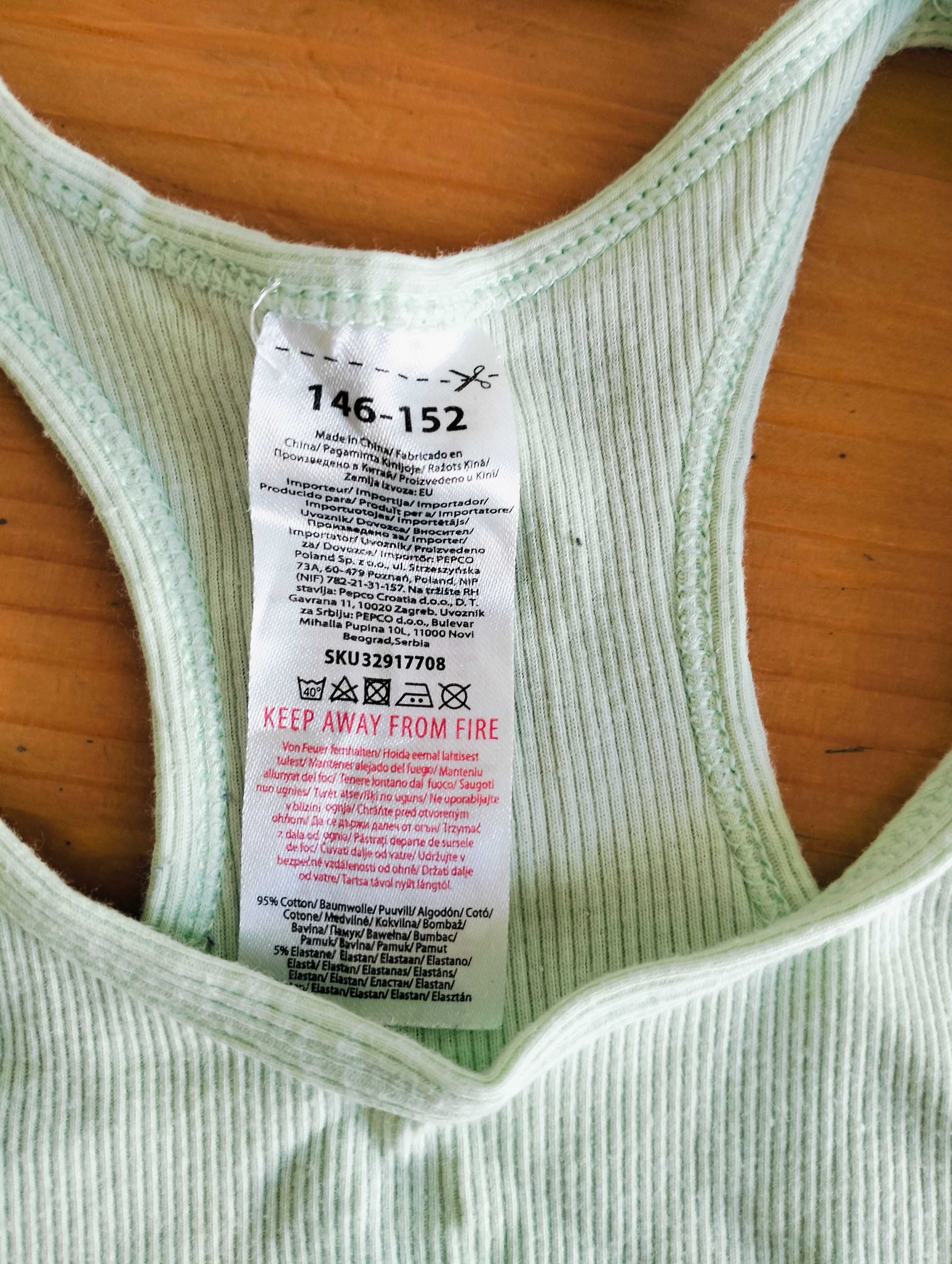 3 topy/staniki sportowe dziewczęce Juicy Couture Pepco rozmiar 146/152