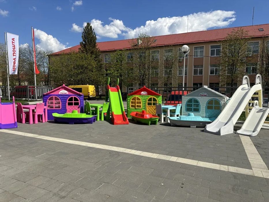 ЗНИЖКА‼️Дитячий майданчик «Долоні»!Гірка. Пісочниця. Будиночок. Хатка