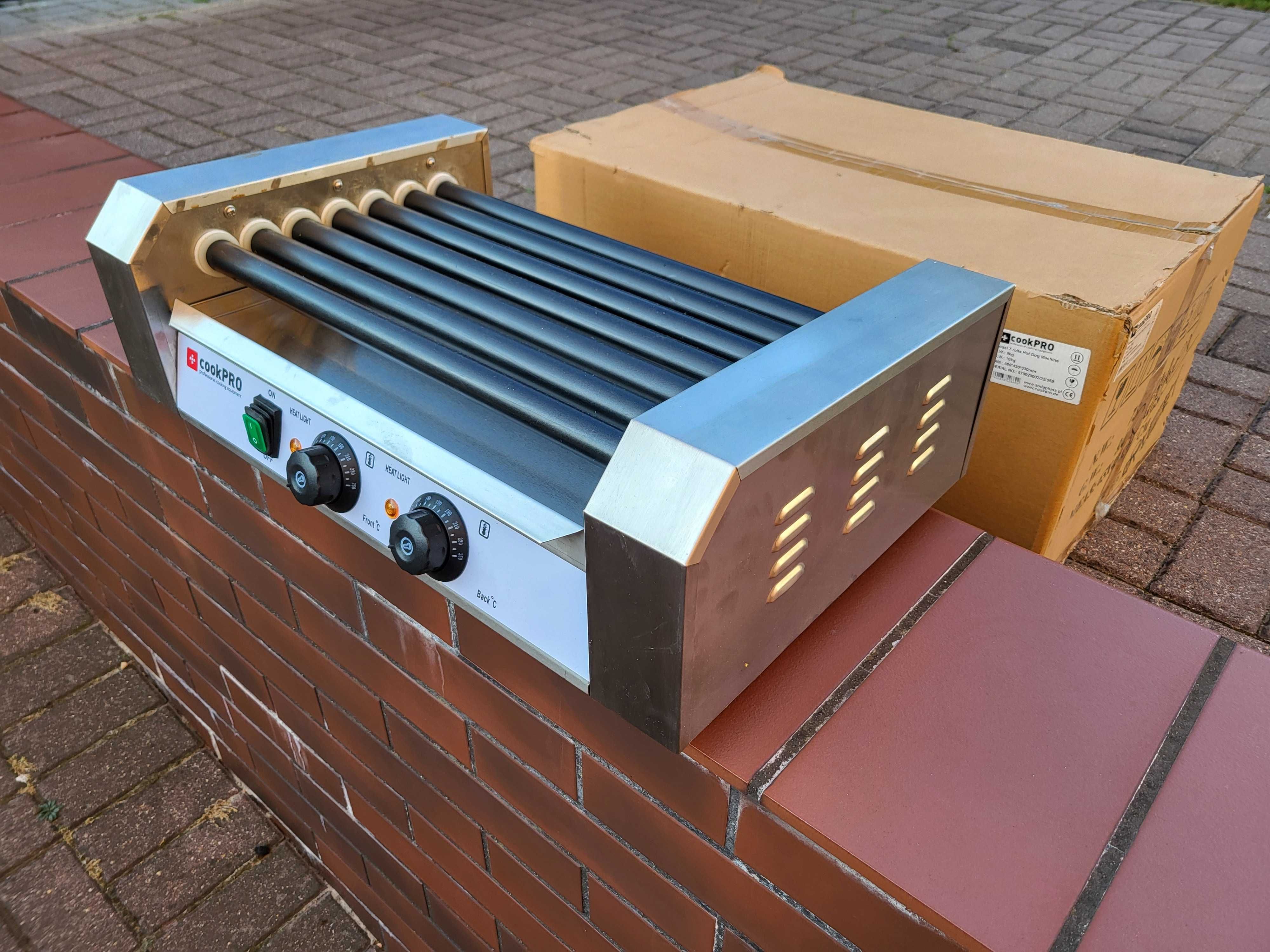 Roller grill podgrzewacz do parówek 7 rolkowy cookPRO