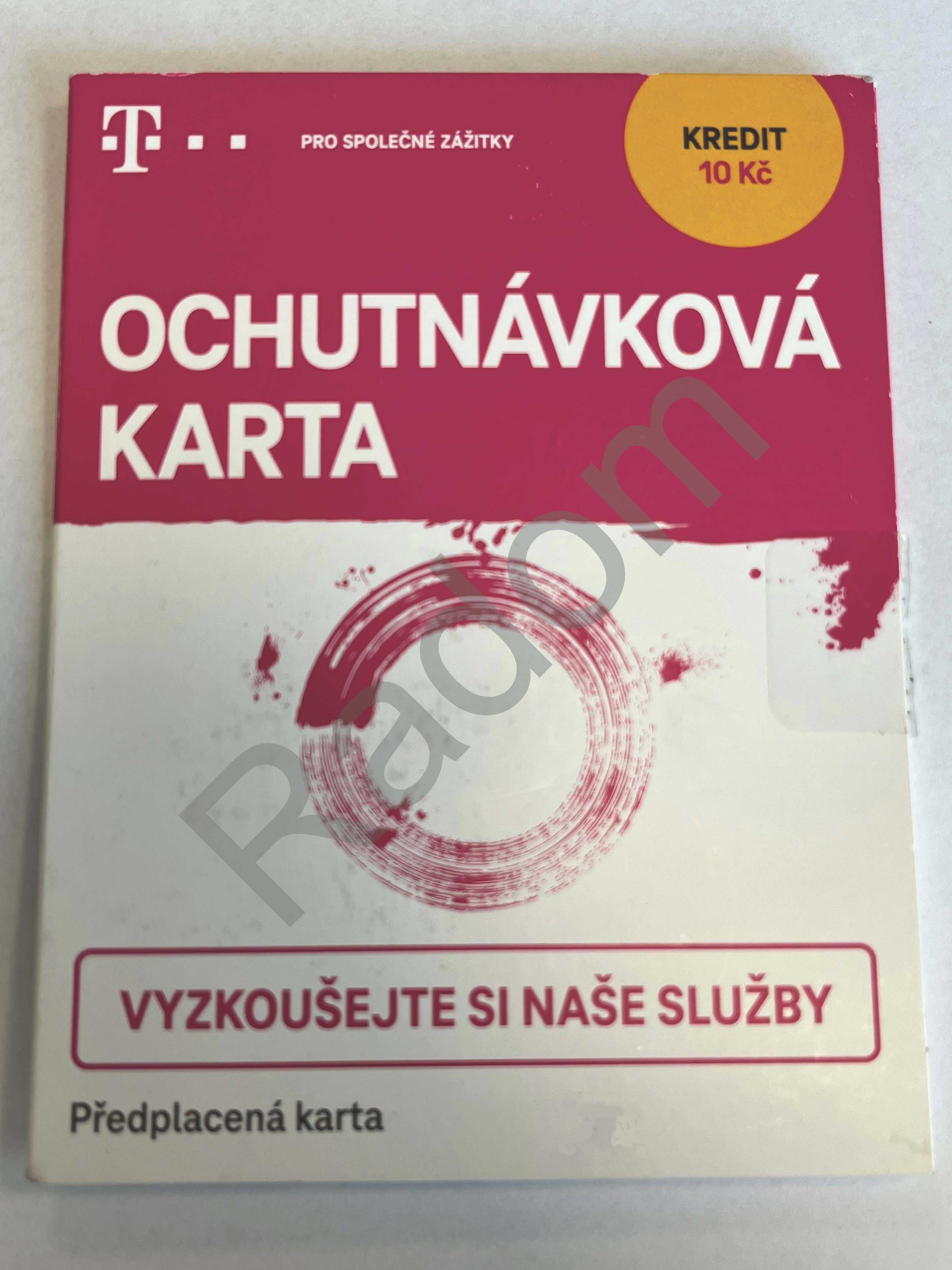 Czechy sim karta T-mobile 10kc saldo nowe czeskie startery