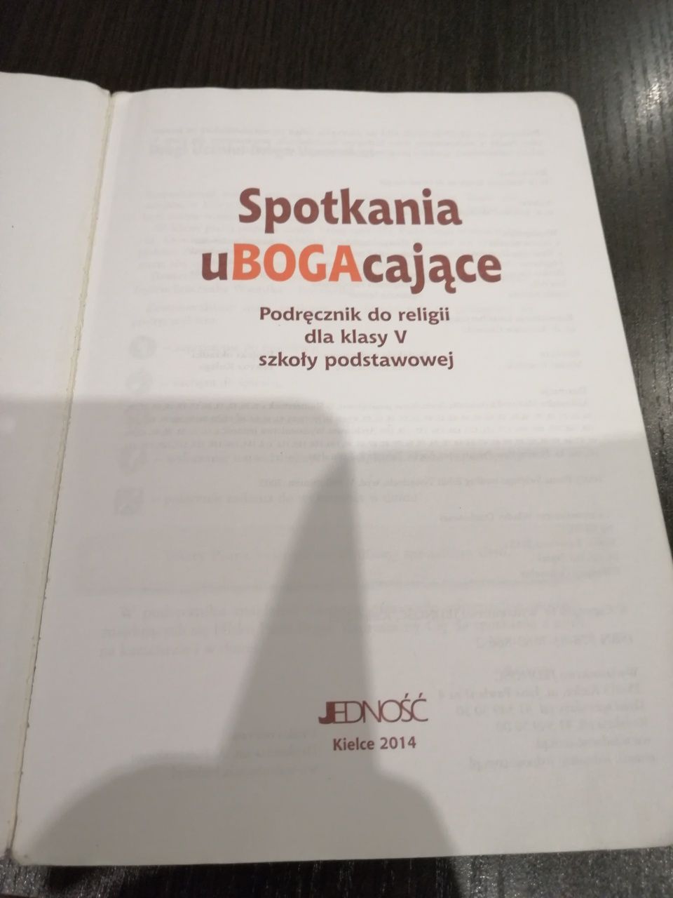 Spotkania uBOGAcające klasa 5 szkoła podstawowa podręcznik