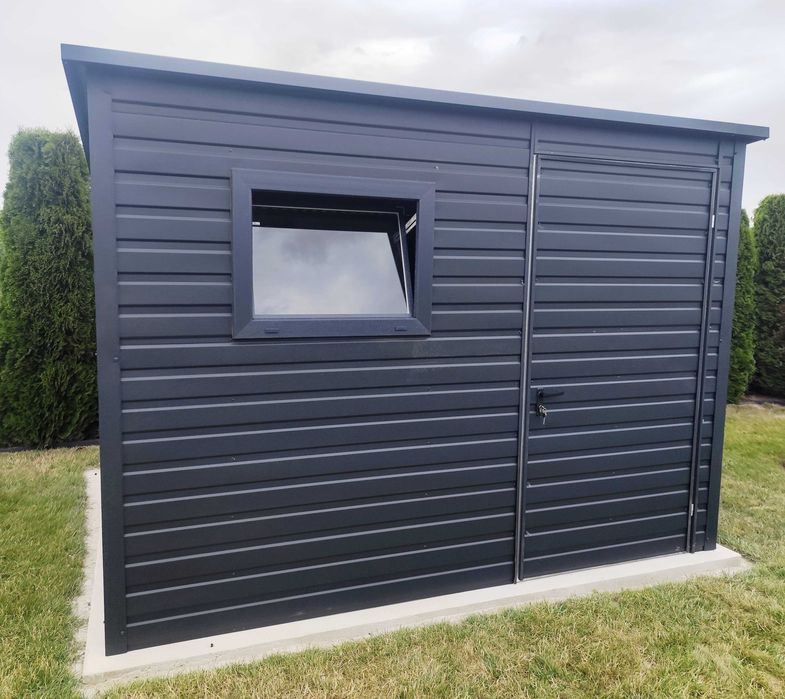 Schowek, Domek z PROFILA ZAMKNIĘTEGO 3x3 ocynk