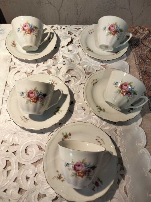 Porcelana Wawel Wałbrzych zestaw do kawy