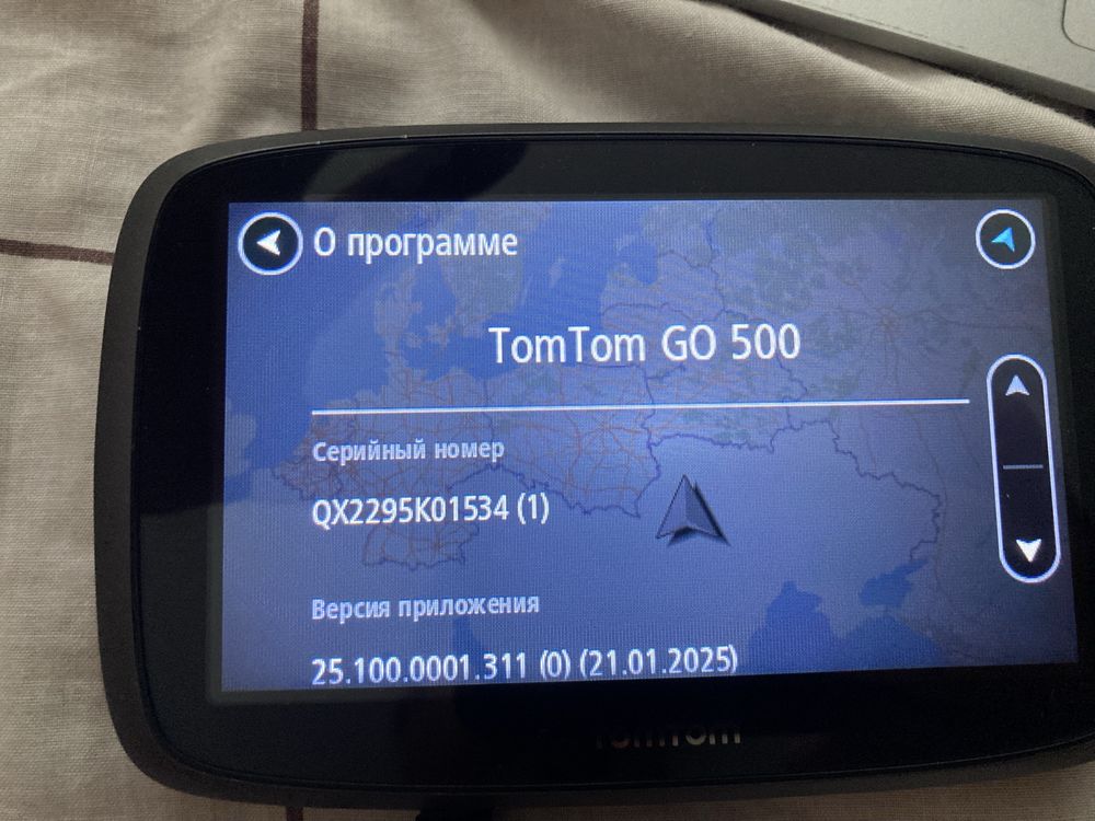 Навігатор Навігація TomTom GO500