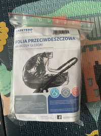 folia przeciwdeszczowa na wózek dziecięcy