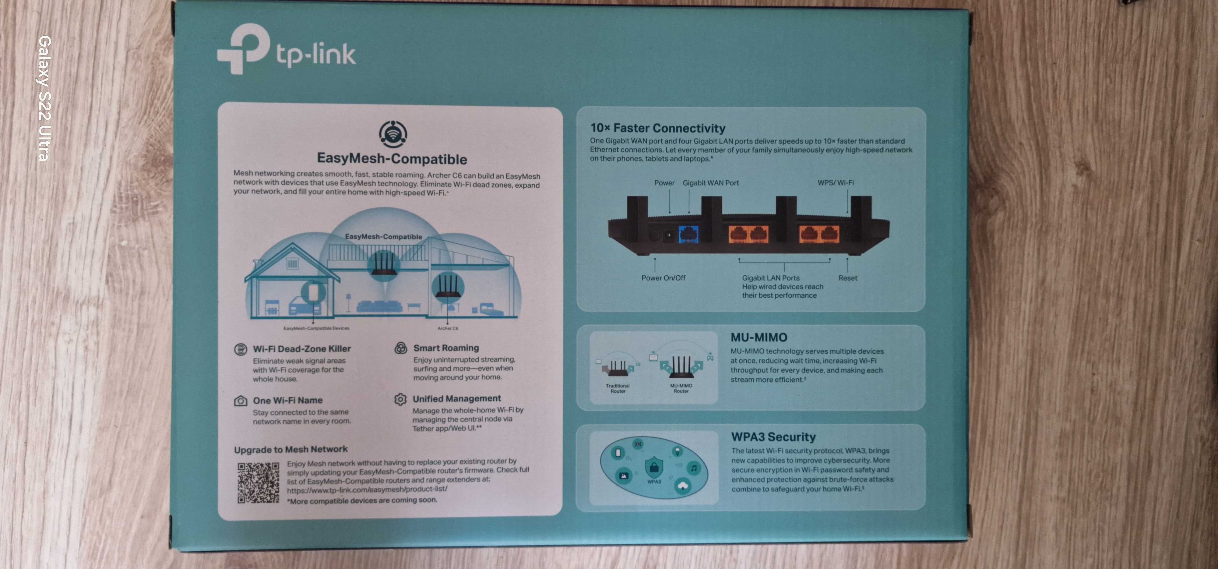 Ruter tp-link AC1200 Mesh Wi-Fi Router