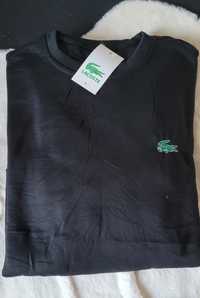 Bluza męska ocieplana logo wyszywane Lacoste XL XXL