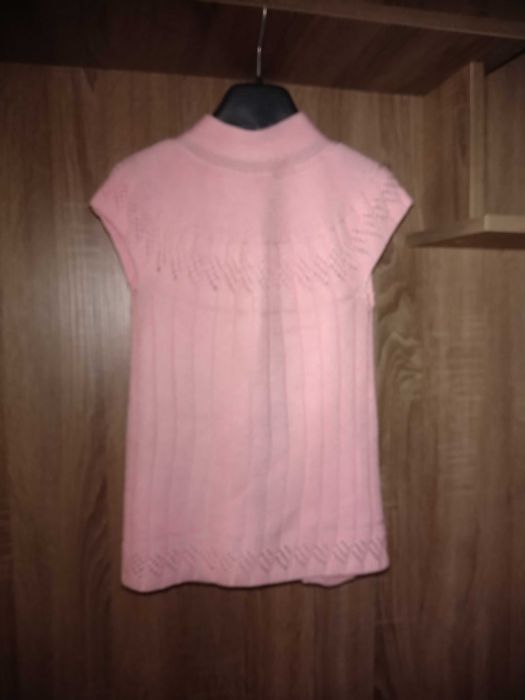 Кофта болеро накидка для девочки "Hello Kitti" 5 - 6 лет, рост 116см