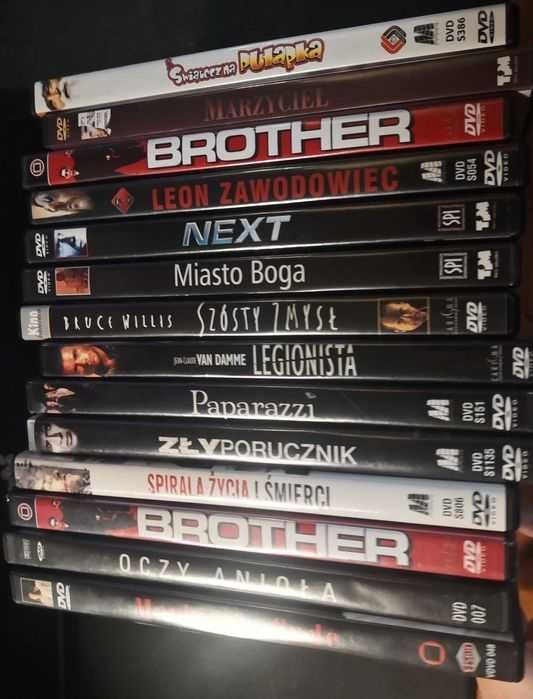 Kolekcja zestaw 14 różnych filmów filmy DVD lektor/napisy/Ideał/folia/