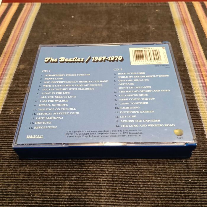 CD Beatles Duplo Azul