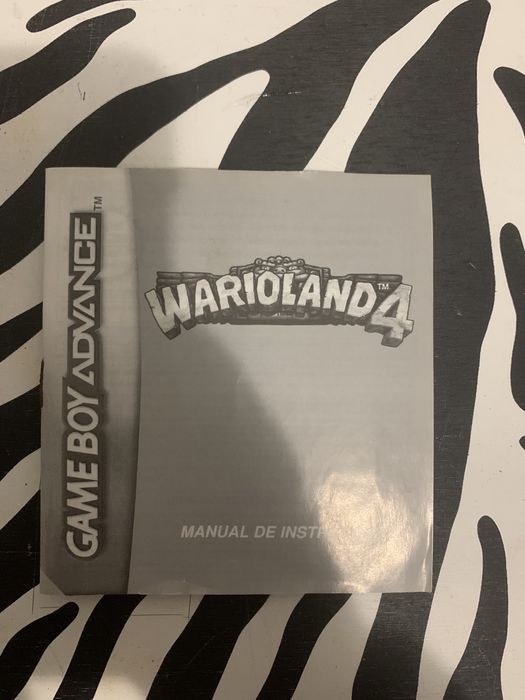 Wario Land 4 (Jogo, caixa, manual)