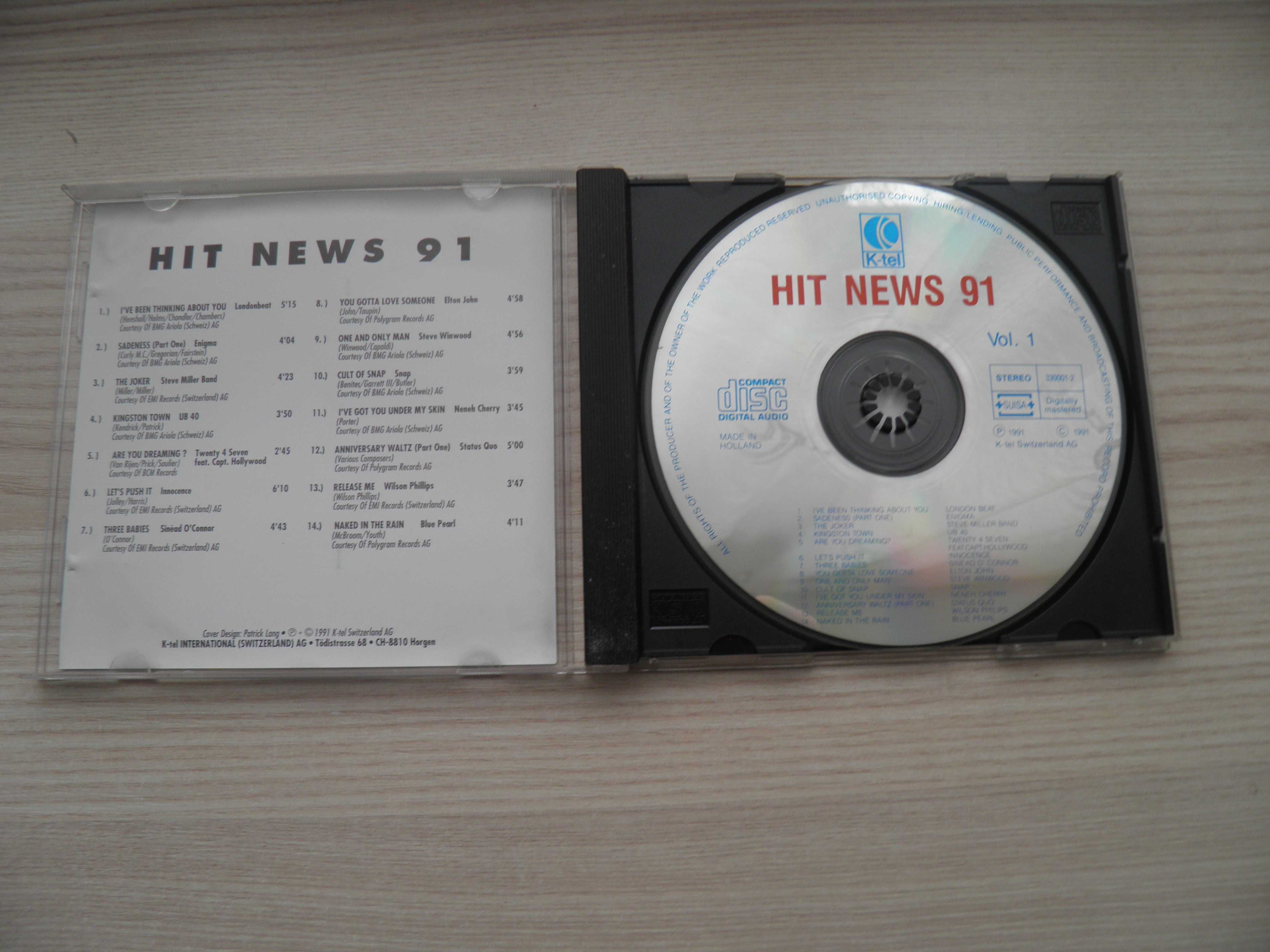 Hit News 91 cd K-tel