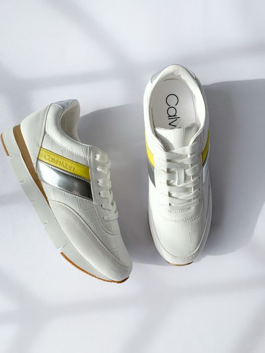 CALVIN KLEIN оригинал. Кеды кроссовки сникерсы коричневые белые 40