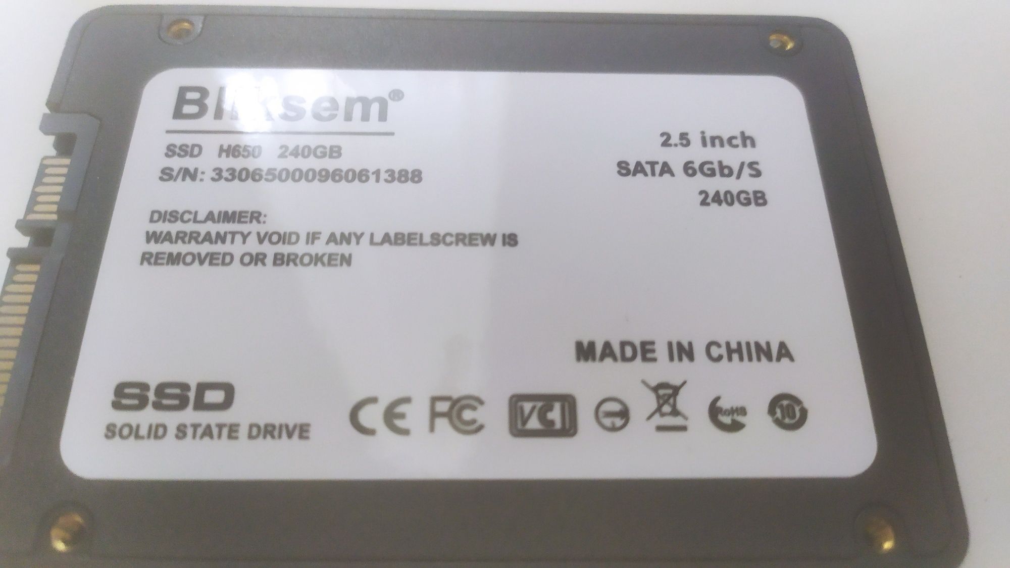 SSD 240 gb новый