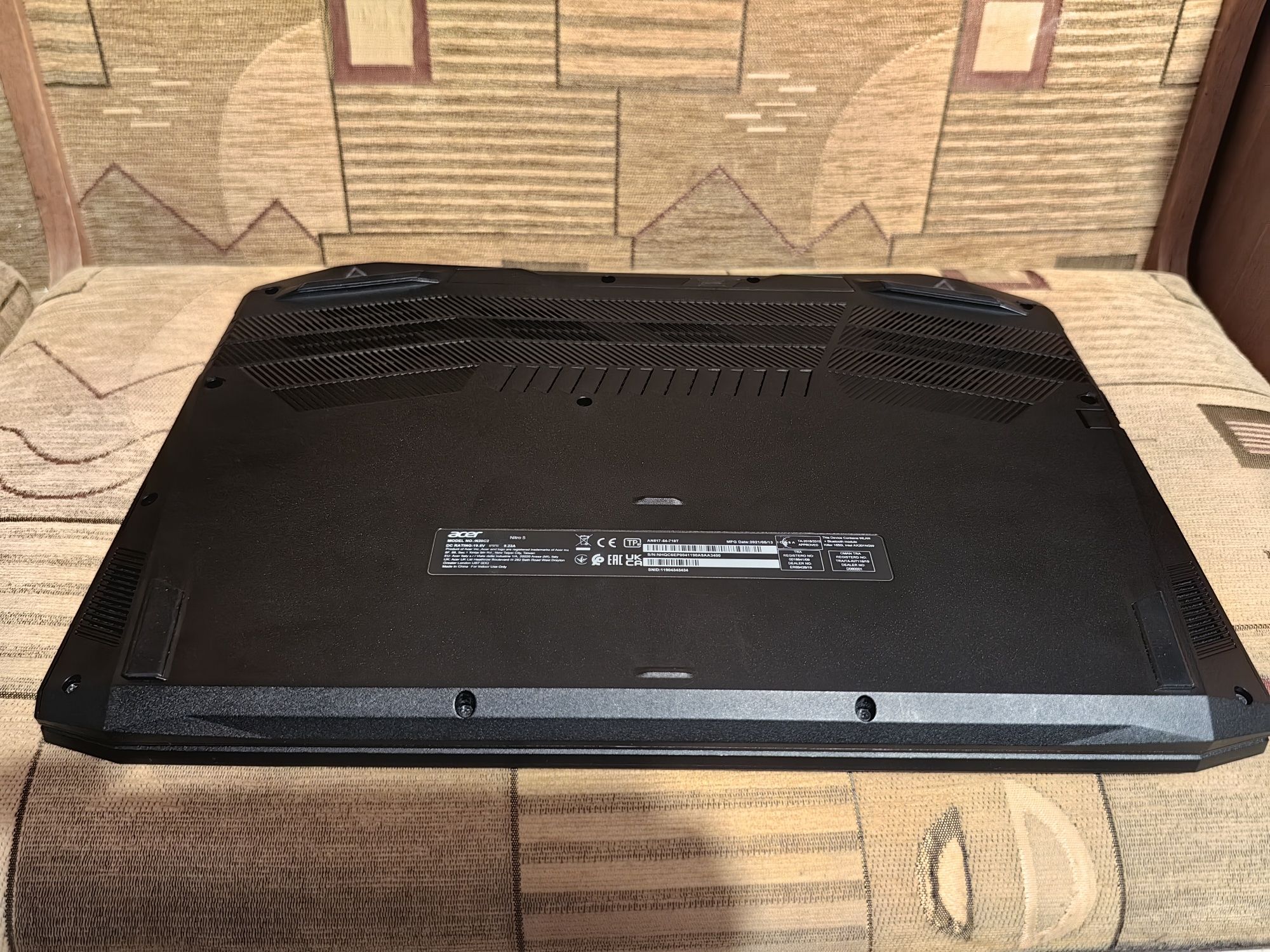 Laptop Acer Nitro 5 AN517-54 RTX 3060 17,3" i7-11800H 16GB 512GB