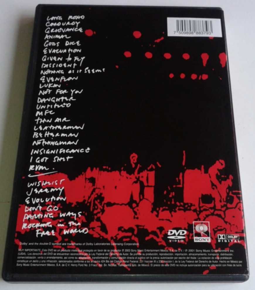 DVD Pearl Jam - Touring Band 2000