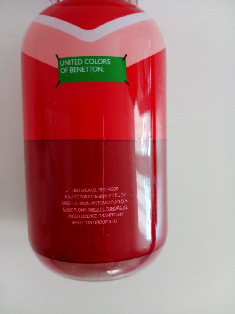 woda toaletowa dla kobiet Benetton Sisterlan 80 mld Red Rose