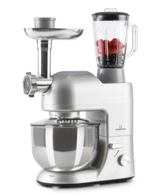 Кухонний комбайн 4 в 1 Klarstein Lucia Elegance м'ясорубка 1800 Вт