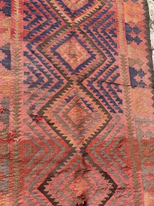 Tapete antigo do Afganistão em lã 175cm x 94