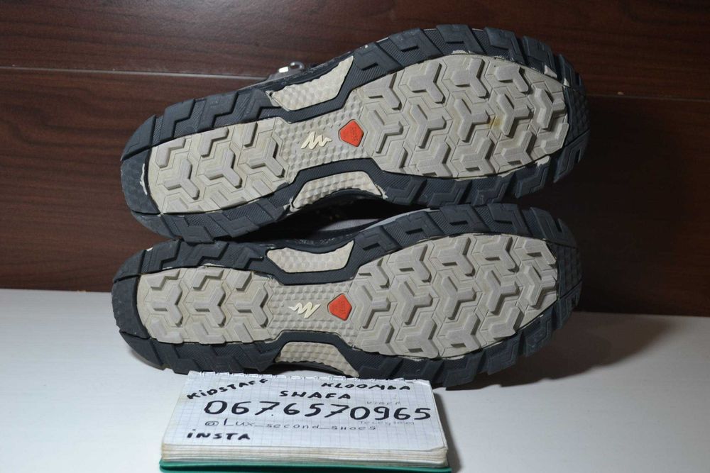 quechua mh500 ботинки берцы кожаные 41р оригинал waterproof