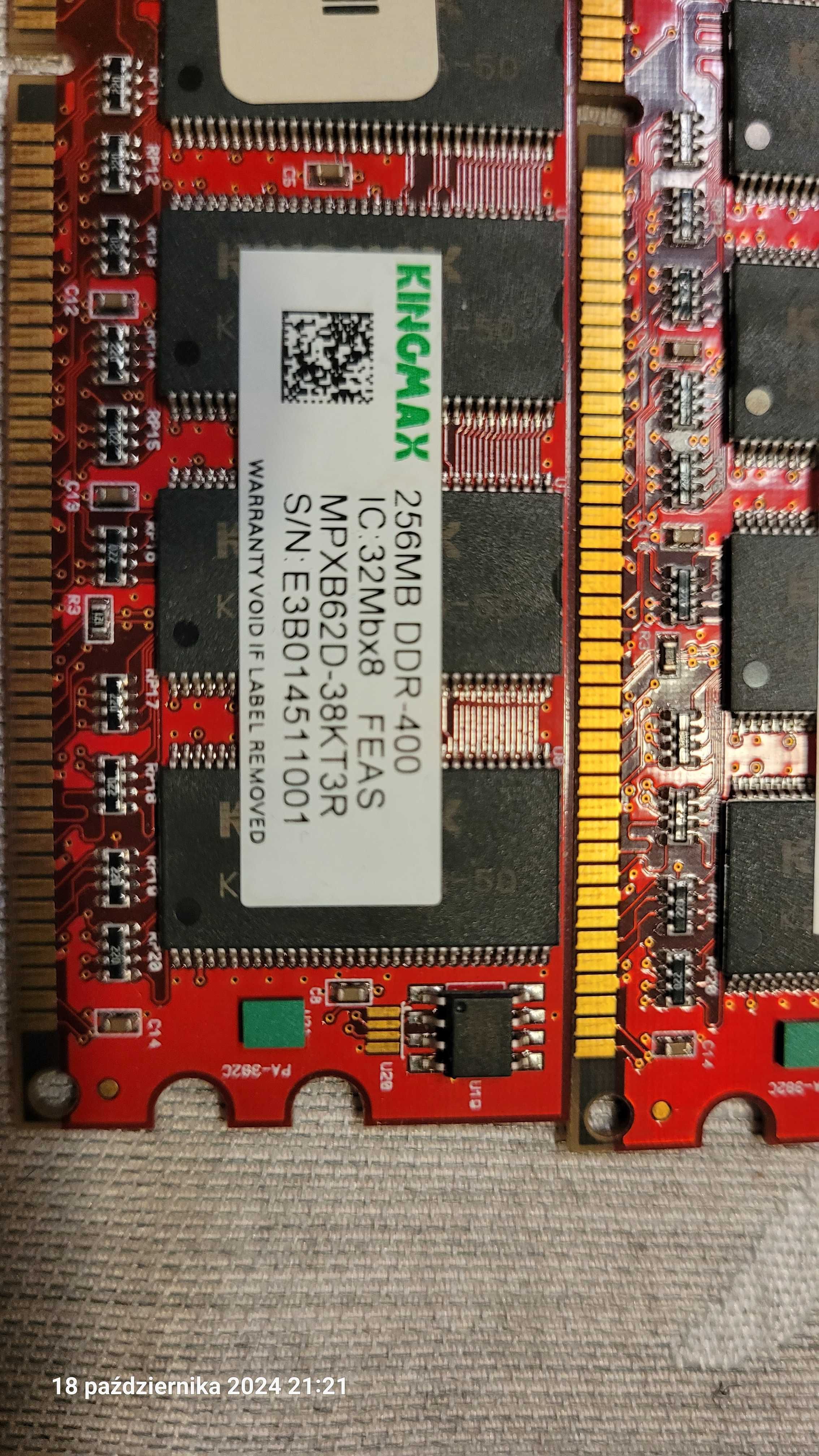 Pamięć RAM DDR 400 1,5 GB