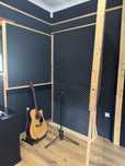Painel acustico para gravação de voz ou instrumentos