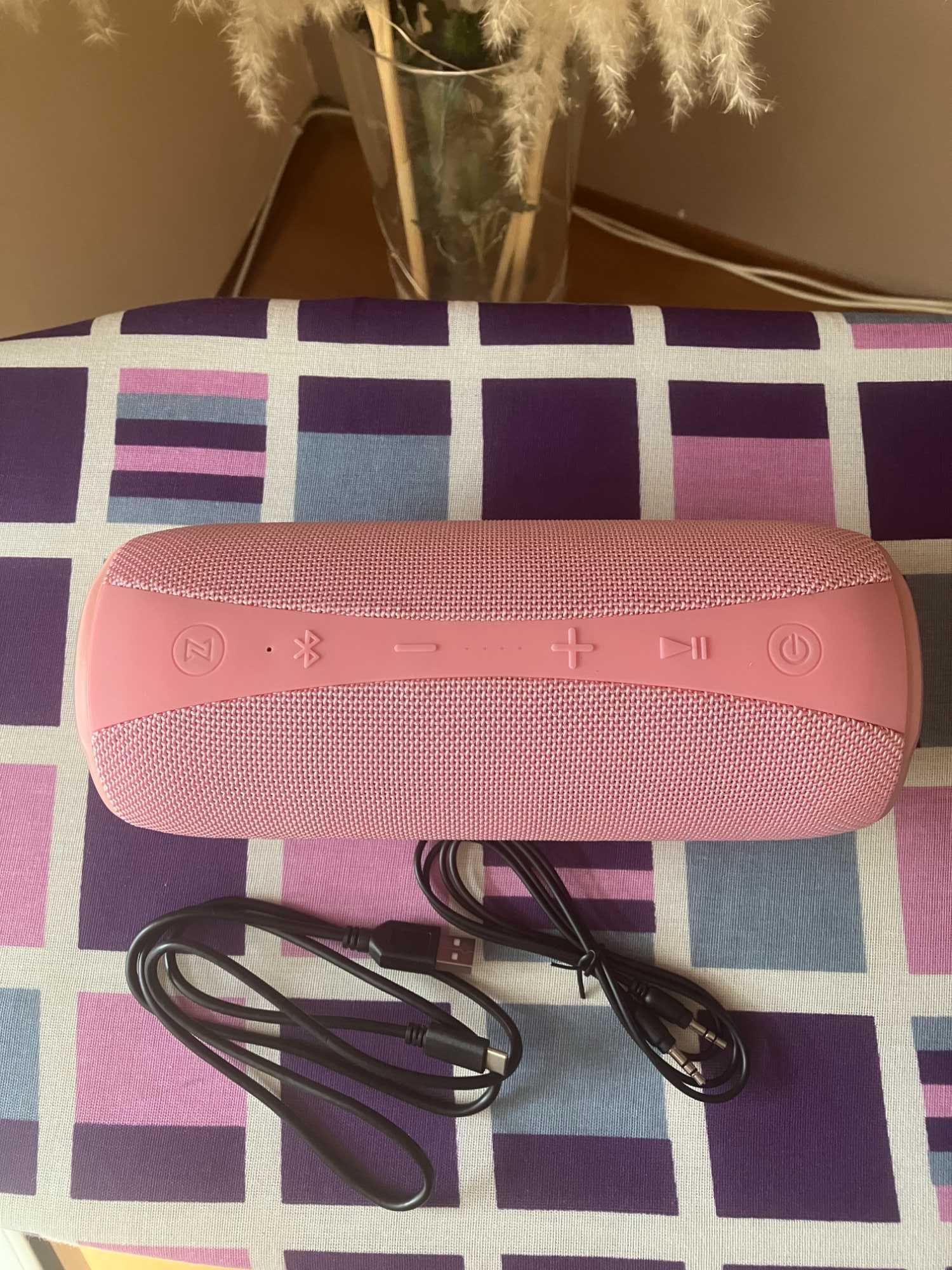 Głośnik mobilny xmusic BTS850P Radio FM Różowy