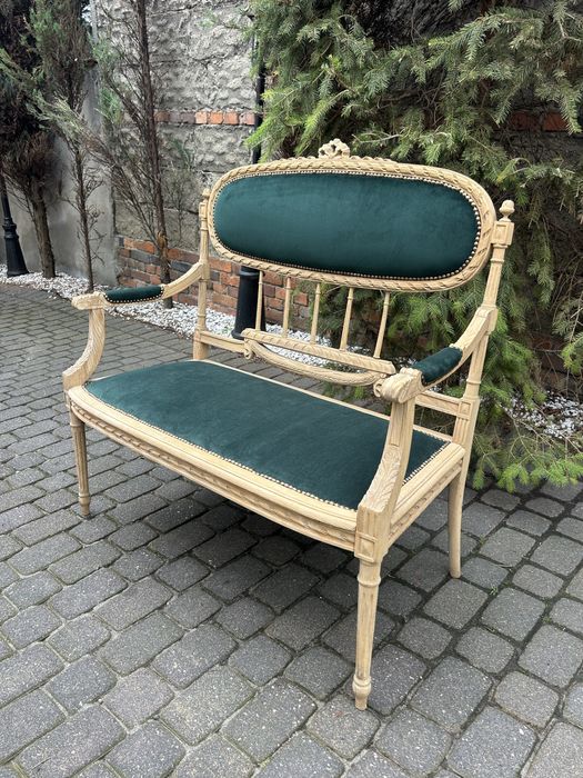Antyczna Sofa Kanpa Ławka Ludwik Fotel Antyk Po Renowacji Uniakt !