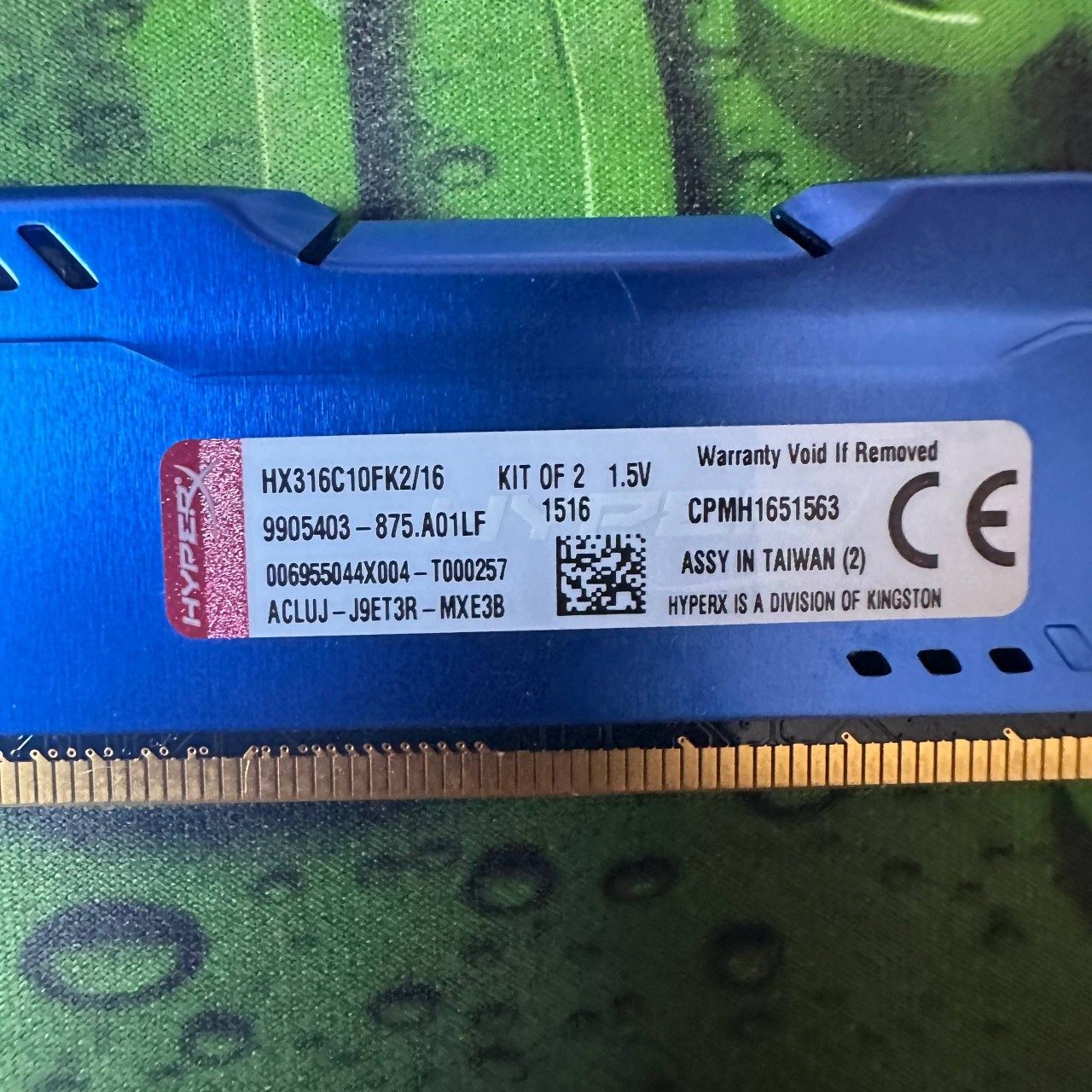 Плашка оперативної пам'яті hyperx fury 8gb
