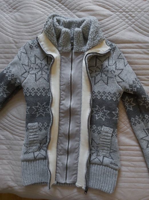 LEE COOPER markowy ocieplany sweter damski STAN IDEALNY!