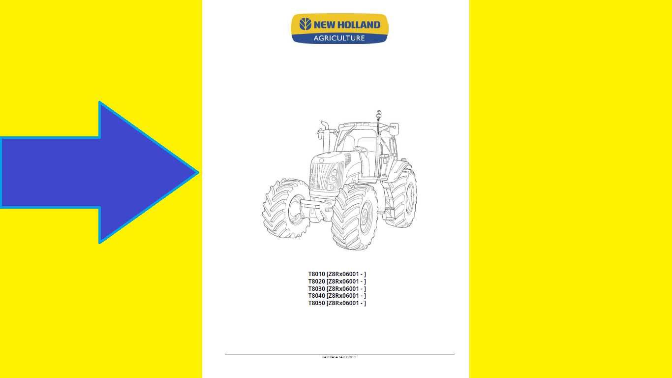 New Holland t 8010, t8020, t8030, t8040, t8050 instrukcja napraw J POL