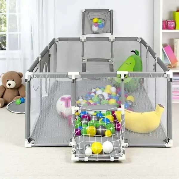 Манеж дитячий баскетбольне кільце ворота / Детский манеж Игровой домик