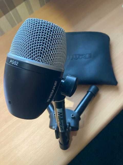 Shure PG52 mikrofon do bębna basowego jak nowy