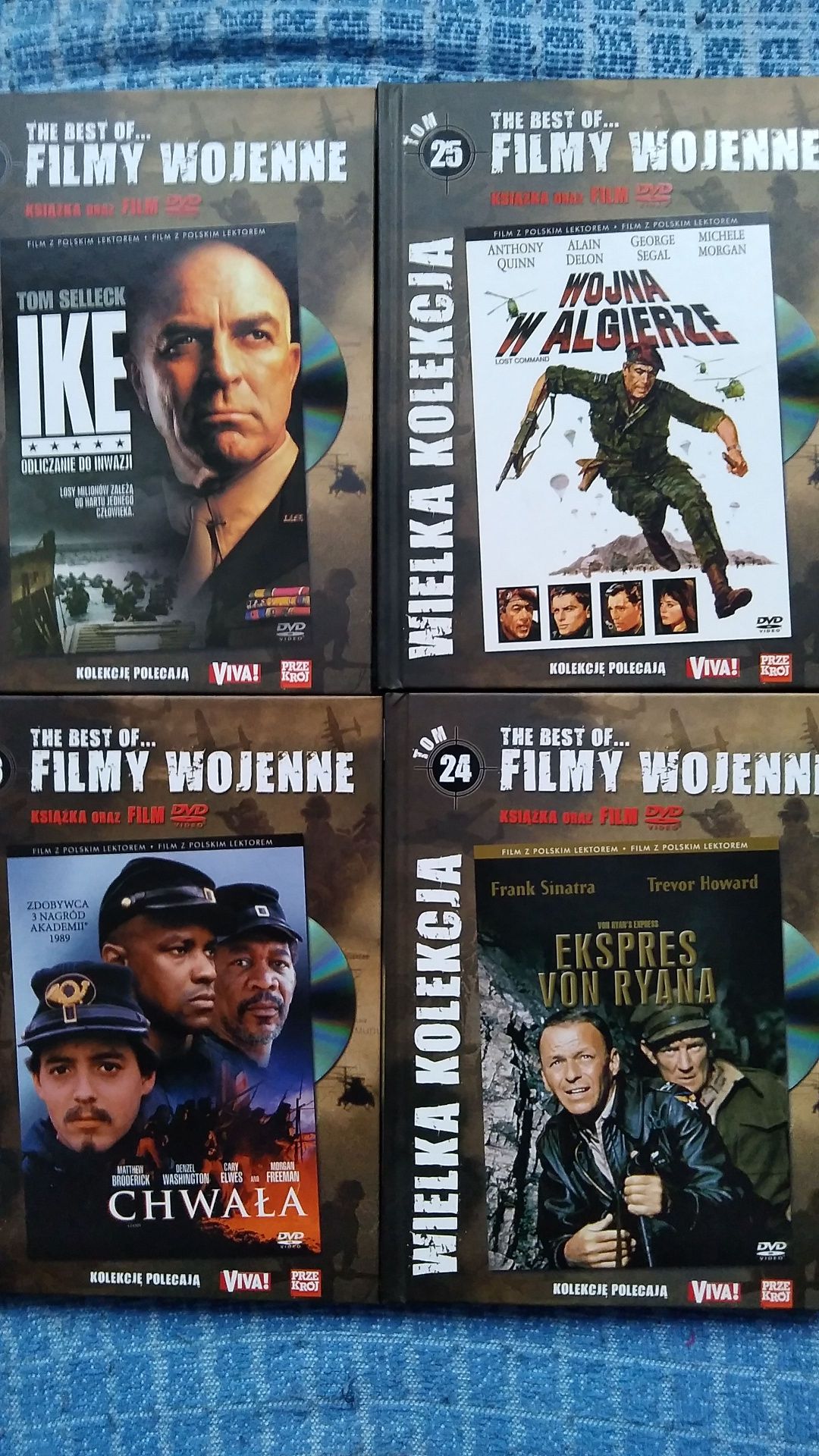 Wielka kolekcja wojenna - 25 filmów dvd -edycja książkowa