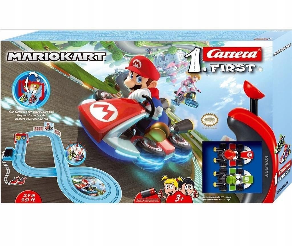 Carrera 1. First - Mario Kart 2.9m, Carrera